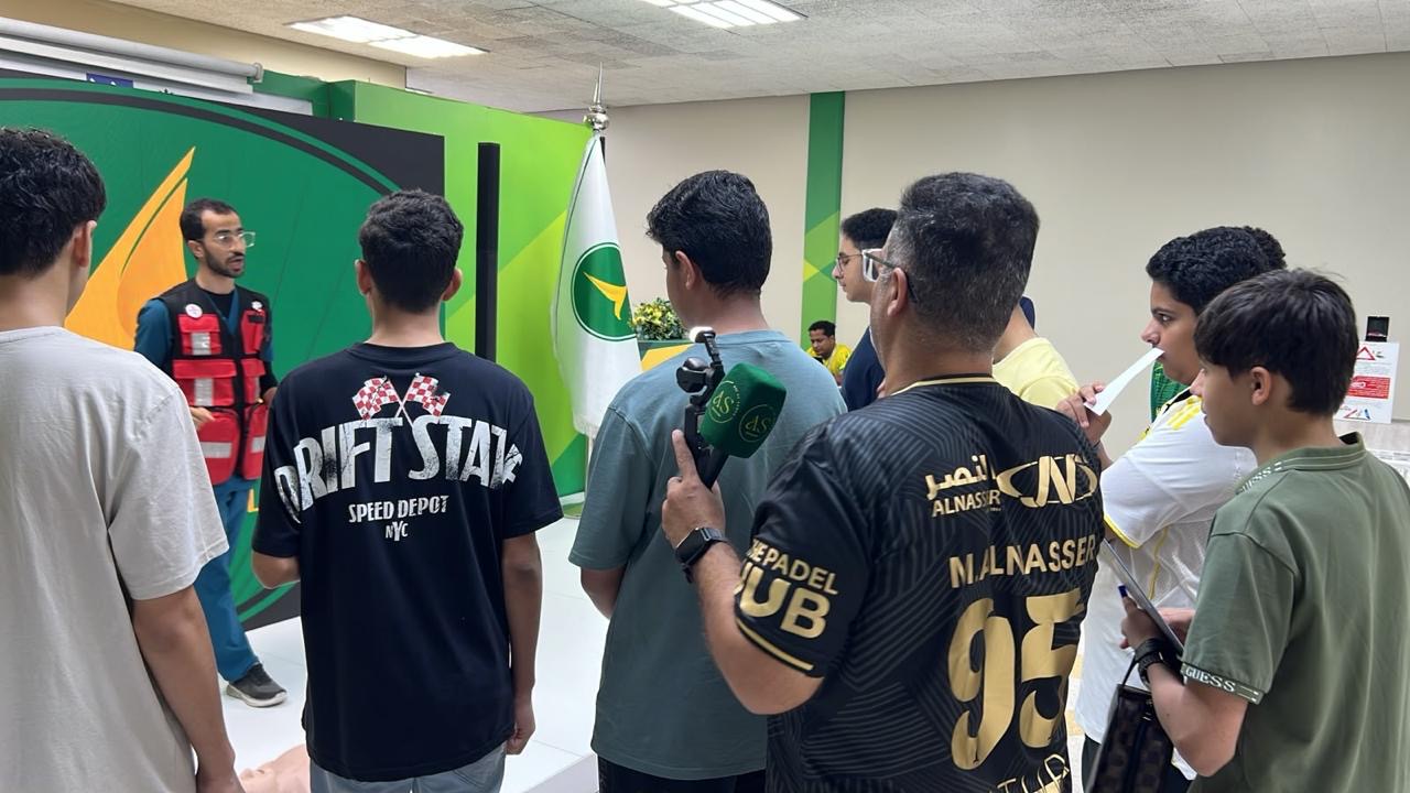 مسعفون بلا حدود يشارك في انطلاقة مبادرة «استجابتك حياة» بنادي الخليج