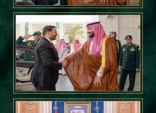 سمو ولي العهد يستقبل رئيس وزراء جمهورية العراق*