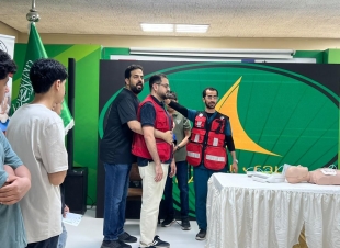 مسعفون بلا حدود يشارك في انطلاقة مبادرة «استجابتك حياة» بنادي الخليج